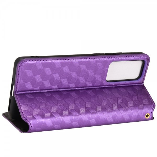 Xiaomi 12/12X Cover Rombemønster Lilla