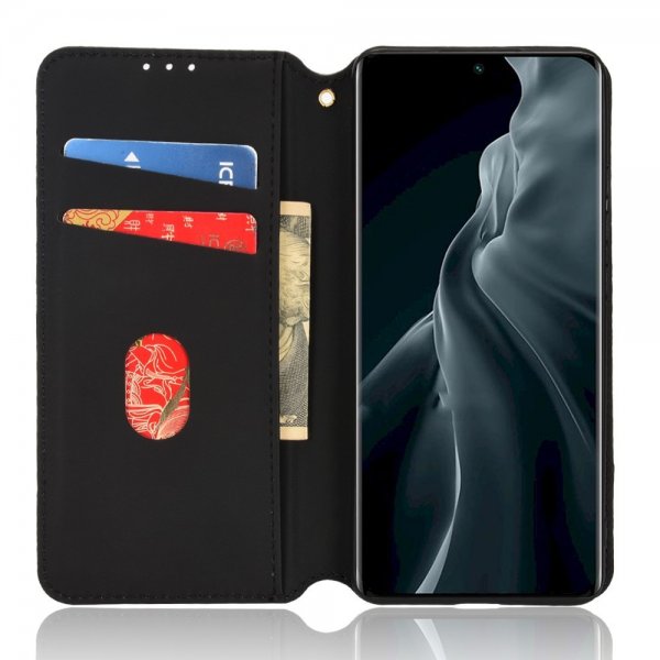 Xiaomi 12/12X Cover Rhombusmønster Rød