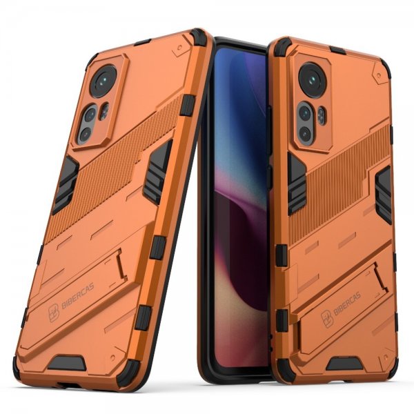 Xiaomi 12/12X Cover med Stativ Orange