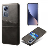 Xiaomi 12/12X Cover med to Kortlommer Sort