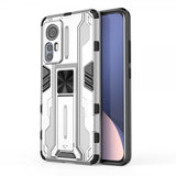 Xiaomi 12/12X Cover Standerfunktion Sølv