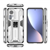 Xiaomi 12/12X Cover Standerfunktion Sølv