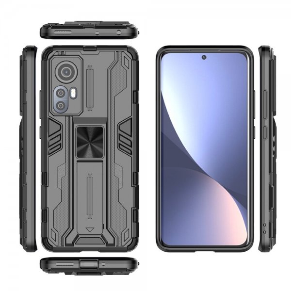 Xiaomi 12/12X Cover Stativfunktion Sort