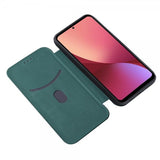 Xiaomi 12 Pro Cover Carbonfibertekstur Grøn