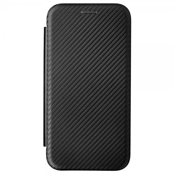 Xiaomi 12 Pro Etui Kulfibertekstur Sort