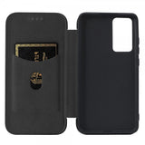 Xiaomi 12 Pro Etui Kulfibertekstur Sort