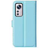 Xiaomi 12 Pro Cover Litchi Blå