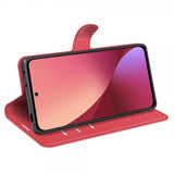 Xiaomi 12 Pro Cover Litchi Rød