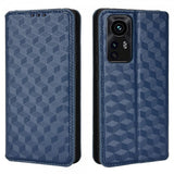 Xiaomi 12 Pro Etui Rombemønster Blå