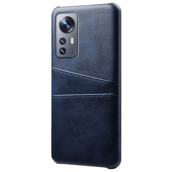 Xiaomi 12 Pro Cover med to Kortlommer Blå