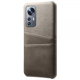 Xiaomi 12 Pro Cover med to kortlommer Grå