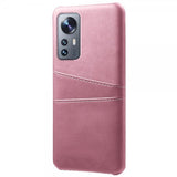 Xiaomi 12 Pro Cover med to Kortlommer Rosaguld