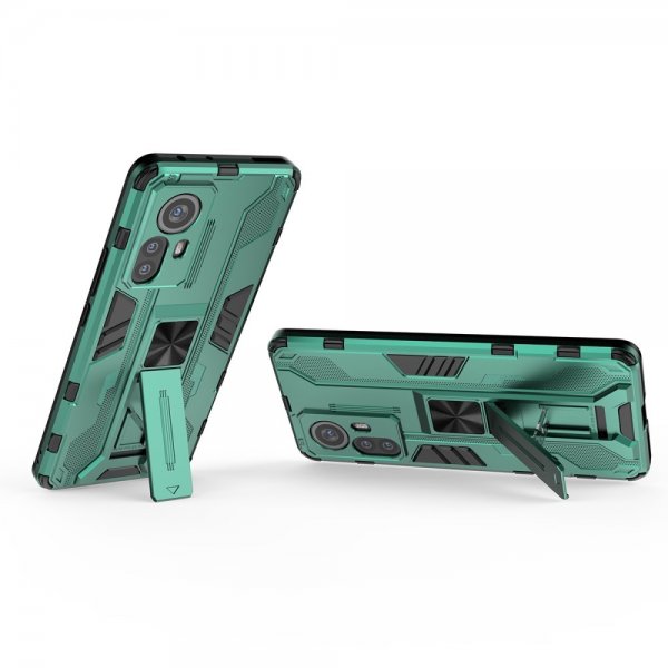 Xiaomi 12 Pro Cover med Standerfunktion Grøn