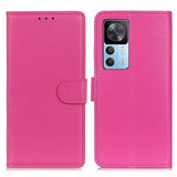 Xiaomi 12T/12T Pro Cover Litchi Magenta