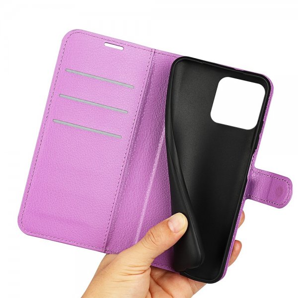 Xiaomi 13 Cover Litchi Lilla