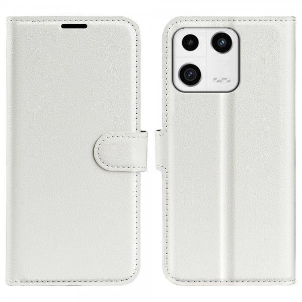 Xiaomi 13 Cover Litchi Hvid