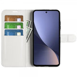 Xiaomi 13 Cover Litchi Hvid