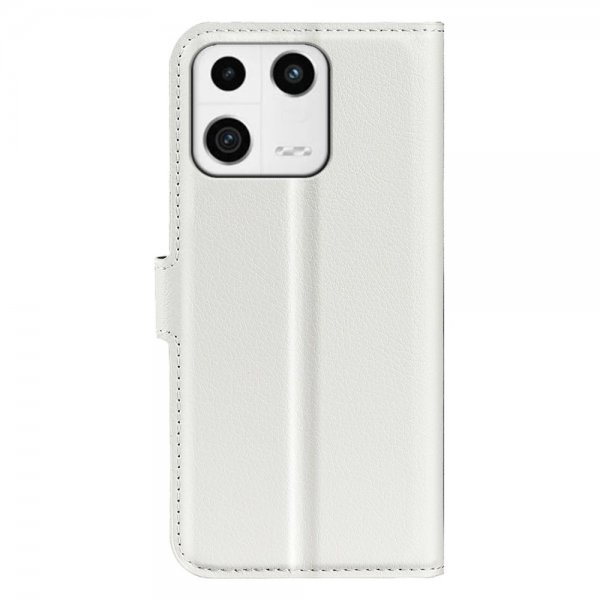 Xiaomi 13 Cover Litchi Hvid