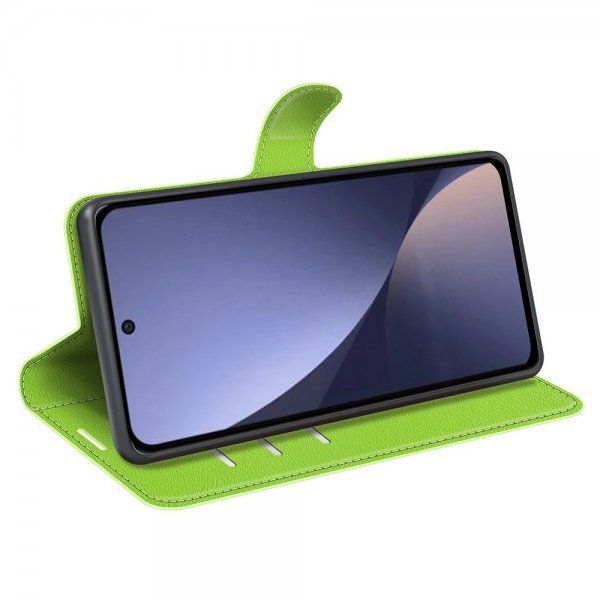 Xiaomi 13 Pro Etui Litchi Grøn
