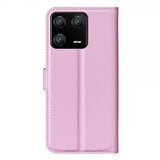 Xiaomi 13 Pro Etui Litchi Lyserød