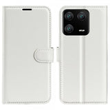 Xiaomi 13 Pro Etui Litchi Hvid