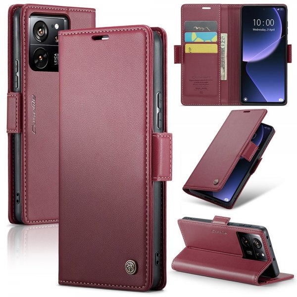 CaseMe Xiaomi 13T/13T Pro Cover 023 Series Rød