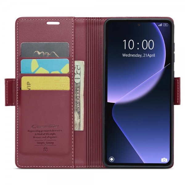 CaseMe Xiaomi 13T/13T Pro Cover 023 Series Rød