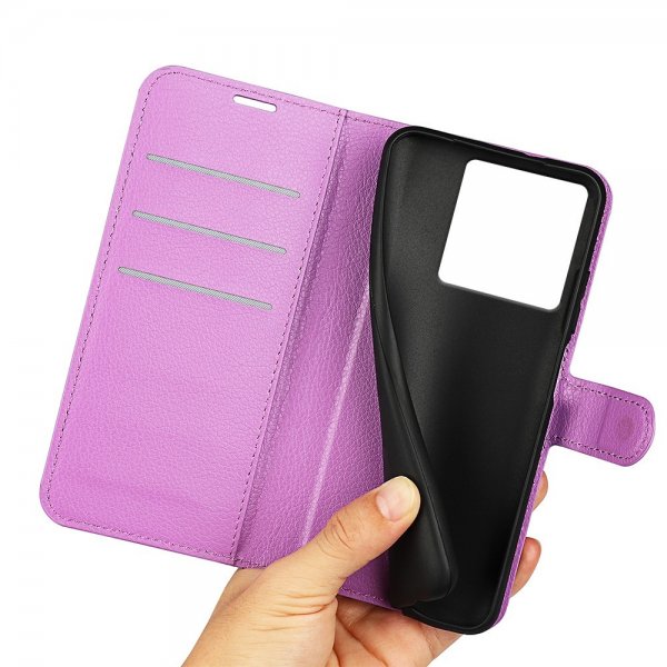 Xiaomi 13T/13T Pro Cover Litchi Lilla
