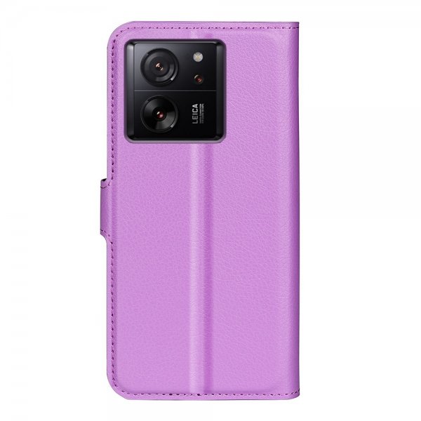 Xiaomi 13T/13T Pro Cover Litchi Lilla