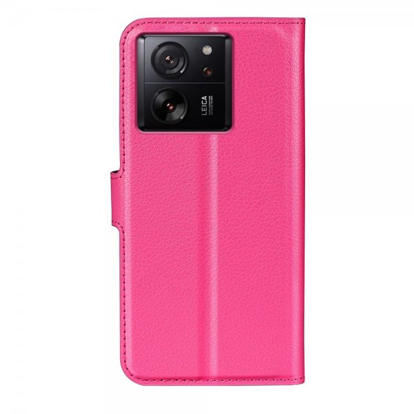 Xiaomi 13T/13T Pro Cover Litchi Magenta