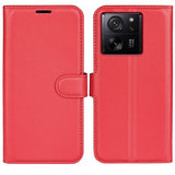 Xiaomi 13T/13T Pro Cover Litchi Rød