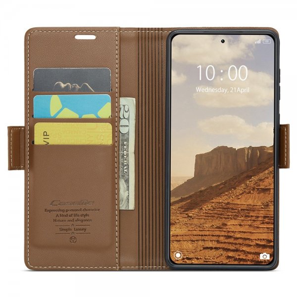 CaseMe Xiaomi 14 Cover 023 Series Brun