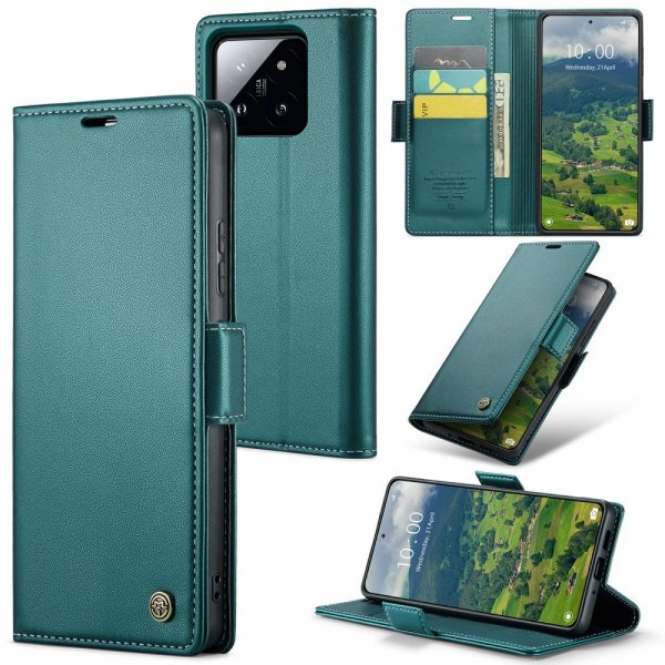 CaseMe Xiaomi 14 Cover 023 Series Grøn