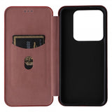 Xiaomi 14 Cover Kulfibertekstur Brun