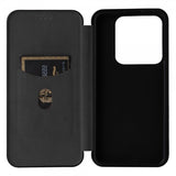 Xiaomi 14 Cover Kulfibertekstur Sort