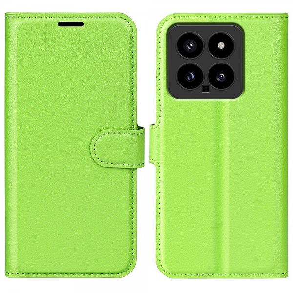 Xiaomi 14 Cover Litchi Grøn
