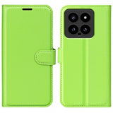 Xiaomi 14 Cover Litchi Grøn
