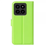 Xiaomi 14 Cover Litchi Grøn