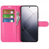 Xiaomi 14 Cover Litchi Magenta