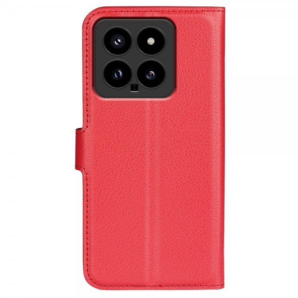 Xiaomi 14 Cover Litchi Rød