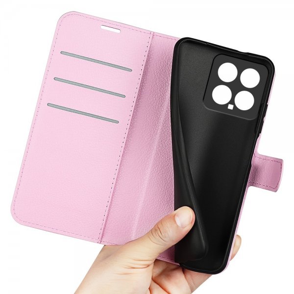 Xiaomi 14 Cover Litchi Rosa
