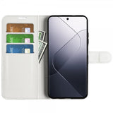 Xiaomi 14 Cover Litchi Hvid