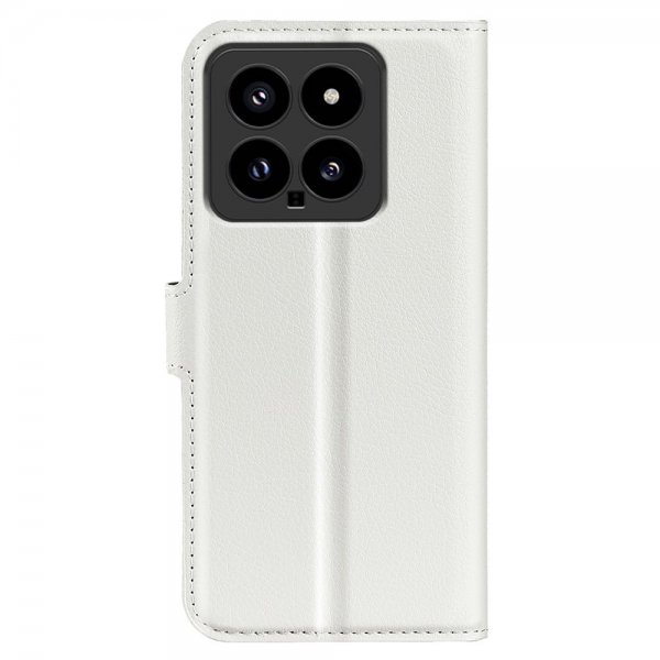 Xiaomi 14 Cover Litchi Hvid