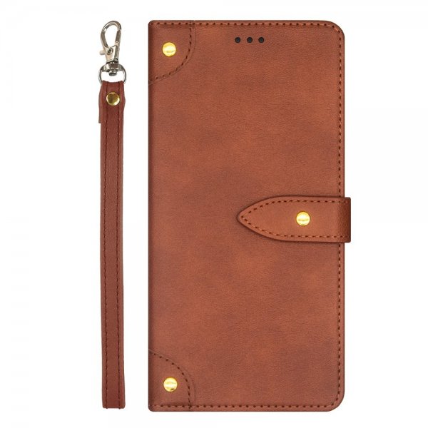 Xiaomi 14 Cover med rem Brun
