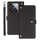 Xiaomi 14 Cover med rem Sort