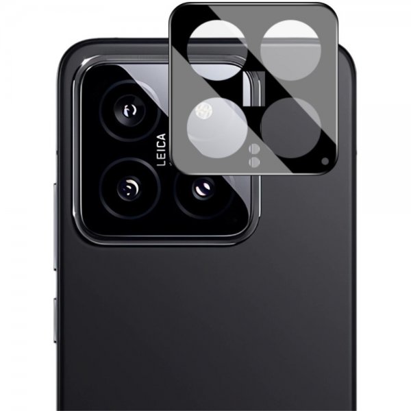 Imak Xiaomi 14 Kamerabeskyttelse i Hærdet Glas Sort