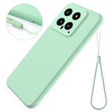 Xiaomi 14 Cover med Rem Silikone Grøn