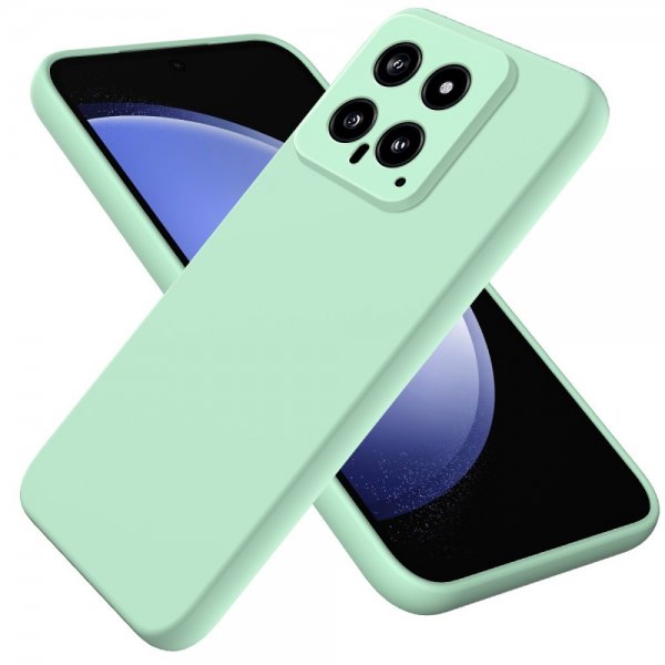 Xiaomi 14 Cover med Rem Silikone Grøn