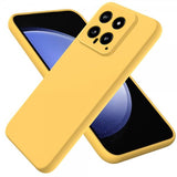 Xiaomi 14 Cover med rem Silikone Gul