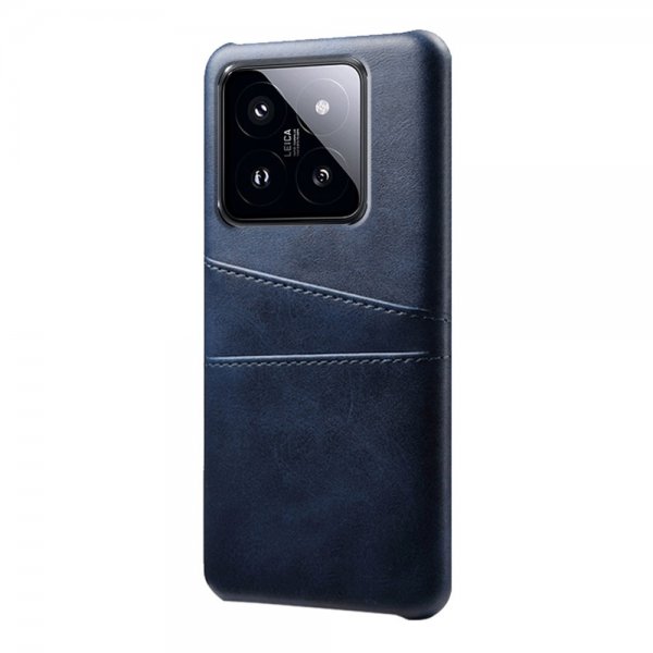 Xiaomi 14 Cover med to Kortlommer Blå